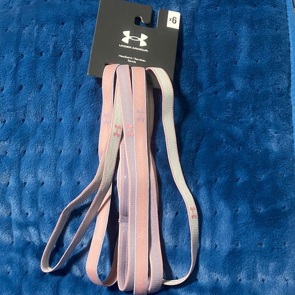 Under Armour Pink and Gray Hair Bands - Picture 1 of 4